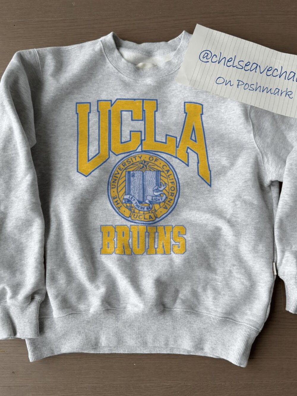 Vintage NCAA UCLA Bruins Logo Sweatshirt, Retro University of California Shirt